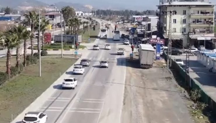 HATAY’DA EMNİYETTEN DRONE DESTEKLİ TRAFİK DENETİMİ