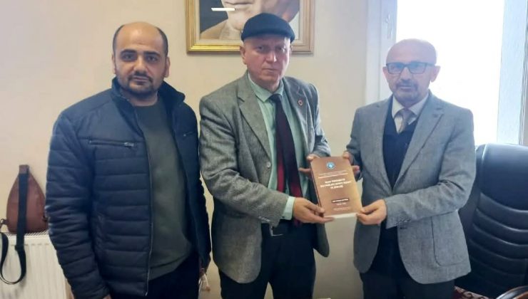 SOLGUN’DAN ANTAKYA İLÇE MİLLİ EĞİTİM ŞUBE MÜDÜRÜ AKSU’YA ZİYARET