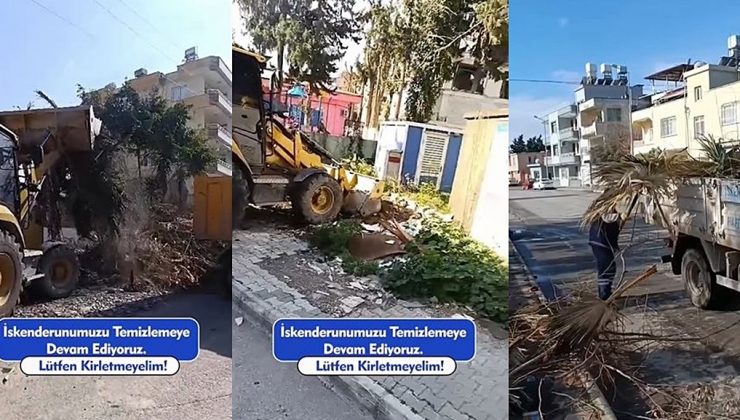 İSKENDERUN’DA TEMİZ KENT ÇALIŞMASI