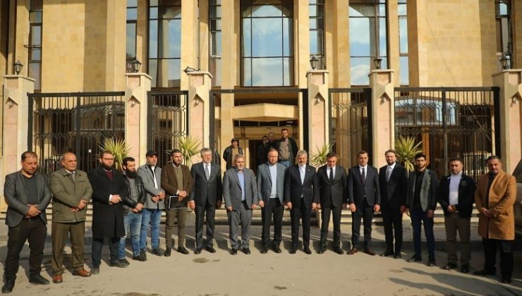 HATAY’IN BAŞKANLARI KARDEŞ ÜLKE SURİYE’DE
