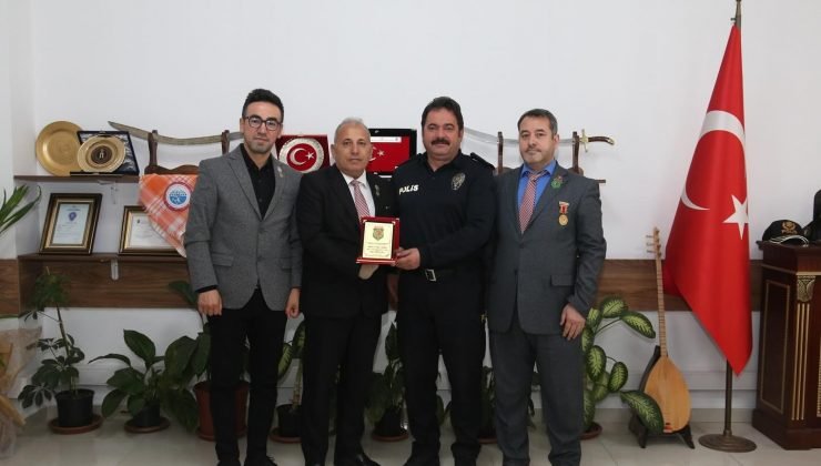 İL EMNİYET MÜDÜRÜ GÖKCE GAZİLERİ AĞIRLADI