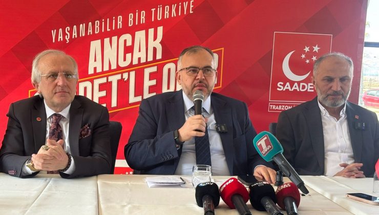 SAADET PARTİSİ MİLLETVEKİLİ NECMETTİN ÇALIŞKAN TRABZON BASINIYLA BULUŞTU
