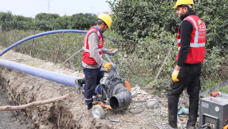 DÖRTYOL İÇME SUYU PROJESİ HIZLA İLERLİYOR