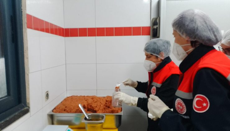 HATAY’DA TABLDOT YEMEK ÜRETİMİ YAPILAN İŞLETMELER DENETLENDİ 