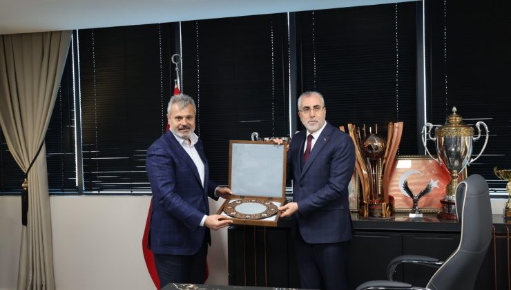 BAKAN IŞIKHAN’DAN BAŞKAN ÖNTÜRK’E ZİYARET