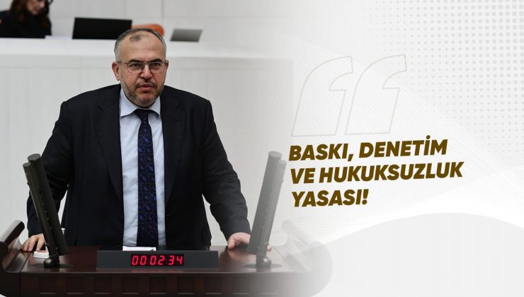 NECMETTİN ÇALIŞKAN “HUKUK TAMAMEN RAFA KALDIRILIYOR!”