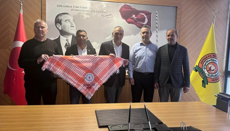 BAŞKAN ÇİNÇİN KIRIKHAN HEYETİNİ AĞIRLADI