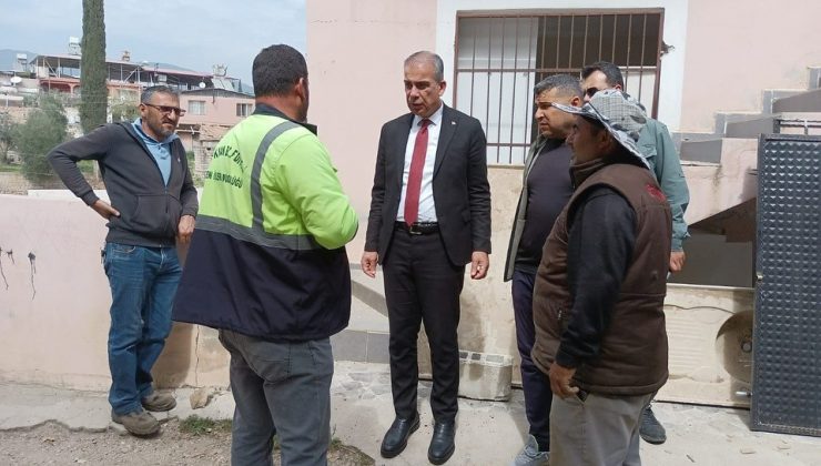 BAŞKAN ÇELİK ÇALIŞMALARI İNCELEDİ