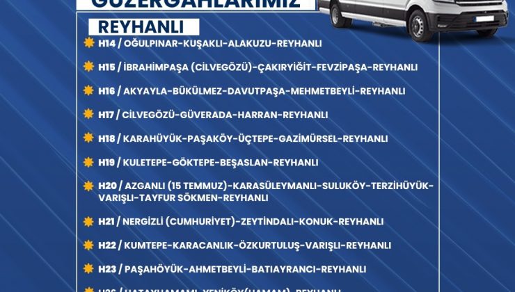 HBB 2 İLÇEDE 14 YENİ ULAŞIM HATTI AÇIYOR