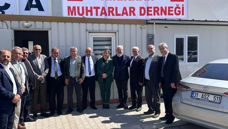 KIRIKHAN’DA MUHTARLIK DERNEKLERİ TEK ÇATI ALTINDA BİRLEŞTİ