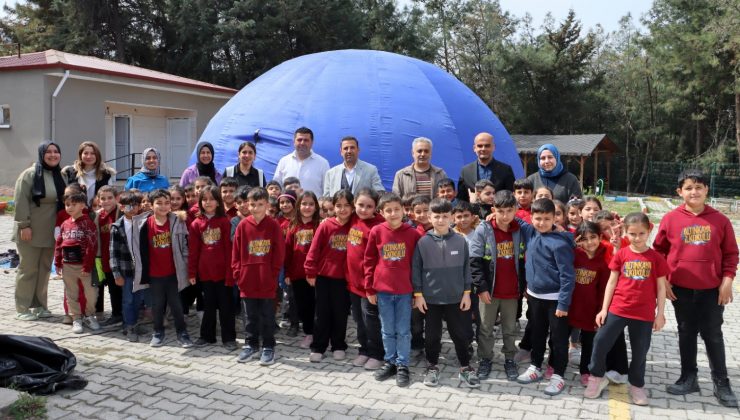ALTINKAYA ANAOKULU’NDA UZAY ÇADIRI HEYECANI