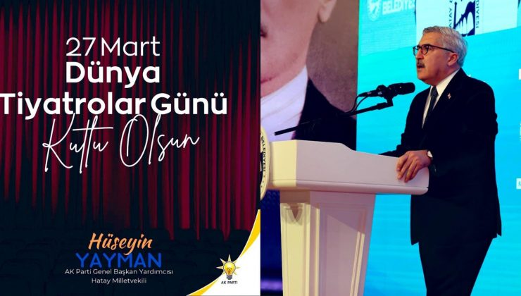 YAYMAN, DÜNYA TİYATROLAR GÜNÜ’NÜ KUTLADI