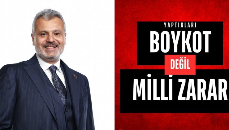 ÖNTÜRK: HATAY BOYKOTLA DEĞİL DAYANIŞMAYLA KALKINIR