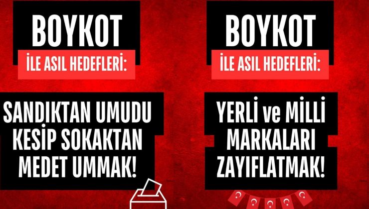 YAYMAN’DAN CHP’YE BOYKOT YANITI