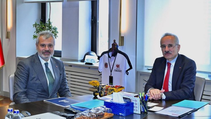 BAŞKAN ÖNTÜRK’TEN BAKAN URALOĞLU’NA ZİYARET