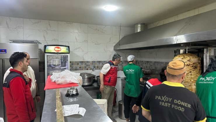 HATAY’DA GIDA İŞLETMELERİNE HİJYEN DENETİMİ 