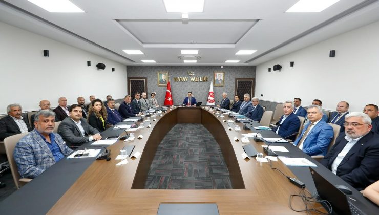 HATAY’DA KURAKLIK EYLEM PLANI OLUŞTURULDU 