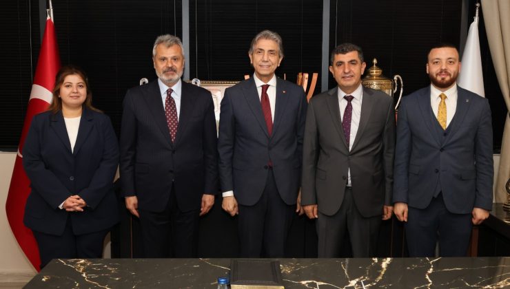 BAŞKAN ÖNTÜRK, BAŞKAN DEMİR’İ MAKAMINDA AĞIRLADI