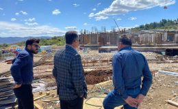 KAYMAKAM AKDAŞ ÖĞRETMENEVİ PROJESİNİ İNCELEDİ