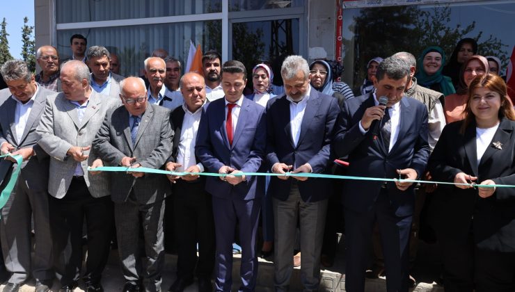 BAŞKAN ÖNTÜRK HASSA TEŞKİLAT BİNASI AÇILIŞINA KATILDI
