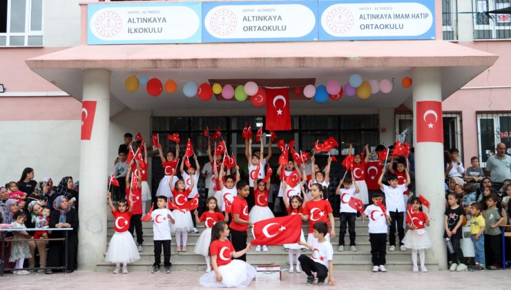 ALTINKAYA’DA 23 NİSAN COŞKUSU: MİNİK YÜREKLERDEN BÜYÜK GÖSTERİ