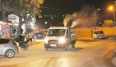 HBB’NİN GECE İLAÇLAMALARIYLA HAŞERELERE GEÇİT YOK