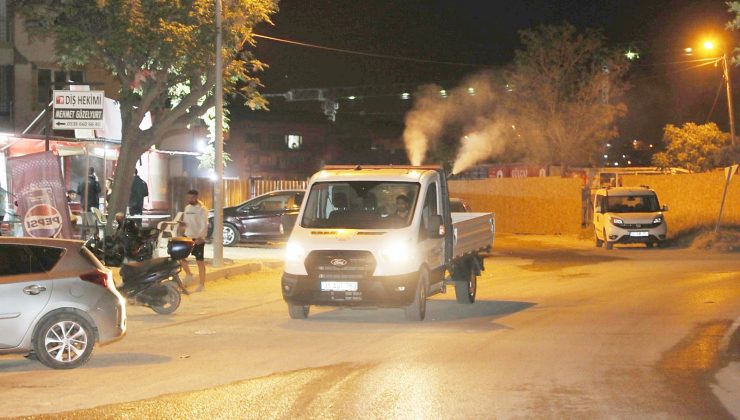 HBB’NİN GECE İLAÇLAMALARIYLA HAŞERELERE GEÇİT YOK