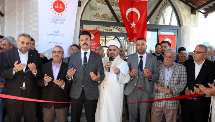 ALTINKAYA’DA YENİDEN İNŞA EDİLEN CAMİLER DUALARLA AÇILDI