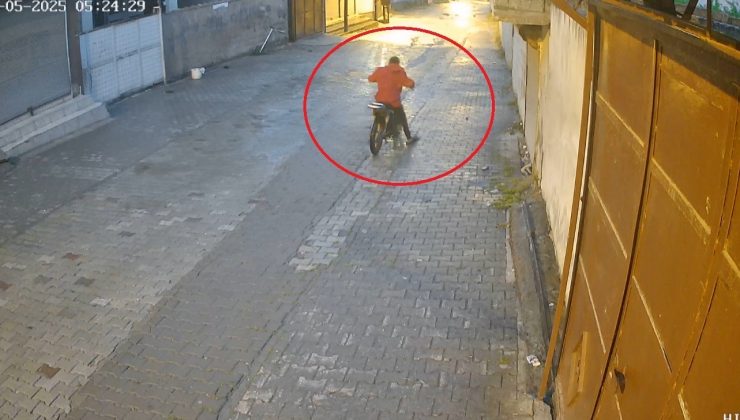 ÇALDIĞI MOTOSİKLET ARIZALANINCA BAŞKA MOTOSİKLET ÇALDI 