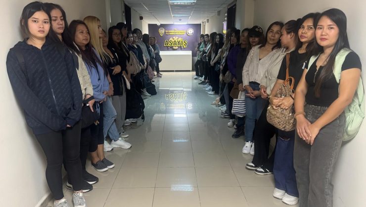 KAÇAK ÇALIŞTIRILAN 36 YABANCI UYRUKLU KADIN YAKALANDI   