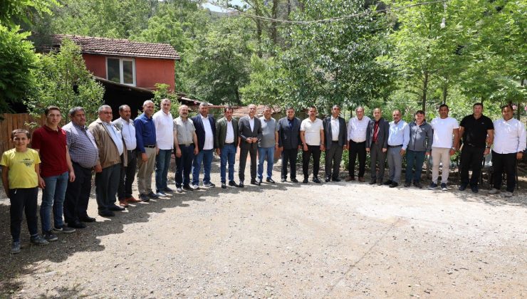 BAŞKAN YAPAR, DAĞ BANDI MUHTARLARIYLA BİR ARAYA GELDİ   