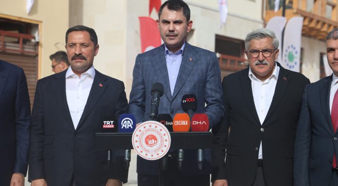 BAKAN KURUM: “DEPREM BÖLGESİNDE 250 BİNİNCİ KONUTUN ANAHTARINI CUMHURBAŞKANIMIZ VE AZERBEYCAN CUMHURBAŞKANI ALİYEV’İN TEŞRİFLERİYLE TESLİM EDECEĞİZ” 