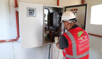 HATSU, HASSA’DA 1740 METRELİK ENERJİ NAKİL HATTI DÖŞEDİ   
