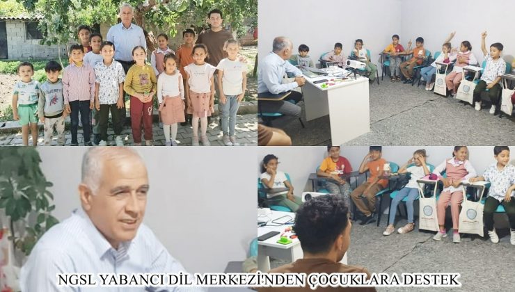 NGSL YABANCI DİL MERKEZİ’NDEN ÇOCUKLARA DESTEK