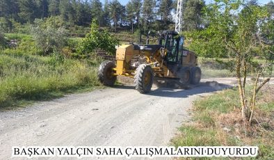 BAŞKAN YALÇIN SAHA ÇALIŞMALARINI DUYURDU