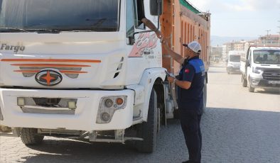 ZABITA’DAN İŞ MAKİNELERİNE YAKIN TAKİP