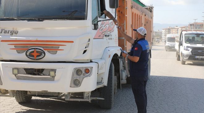 ZABITA’DAN İŞ MAKİNELERİNE YAKIN TAKİP