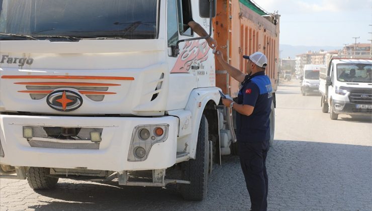 ZABITA’DAN İŞ MAKİNELERİNE YAKIN TAKİP