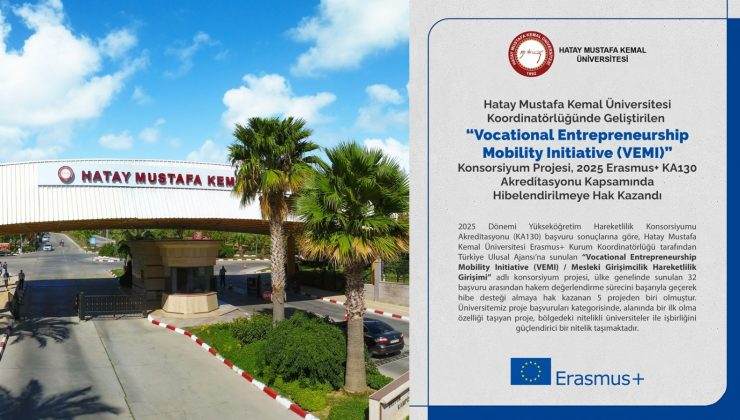 HATAY MKÜ’YE ERASMUS HİBESİ