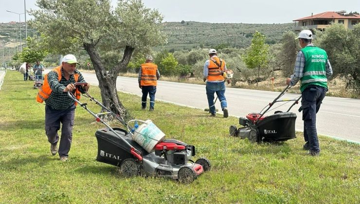 ALTINÖZÜ’NDE YEŞİL DÖNÜŞÜM HIZ KESMİYOR