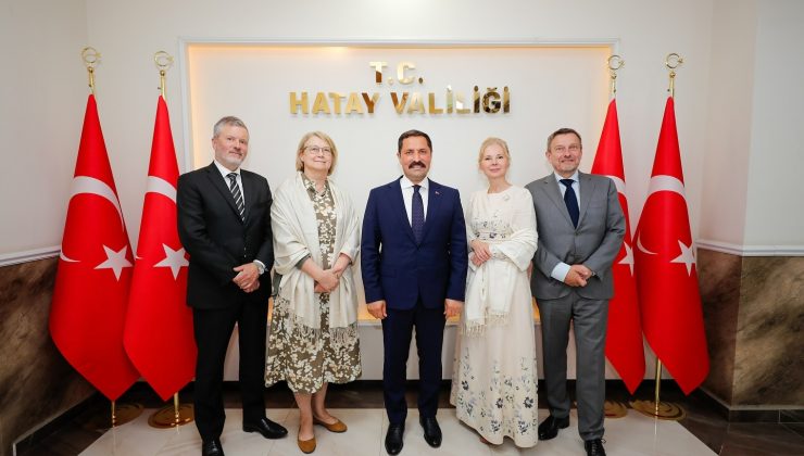 VALİ MASATLI BÜYÜKELÇİLERİ KABUL ETTİ