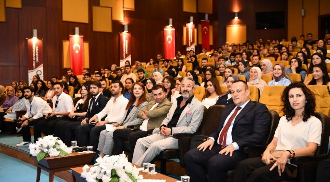 MEHMET CELAL ÖZYILDIZ VE AKER KARTAL HMKÜ’DE ÖĞRENCİLERLE BULUŞTU
