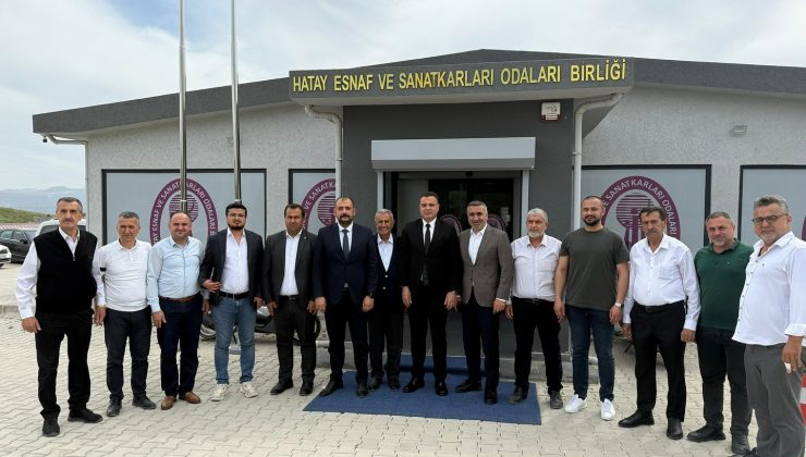 KAŞIKÇI’DAN HESOB BAŞKANI YILMAZ’A ZİYARET