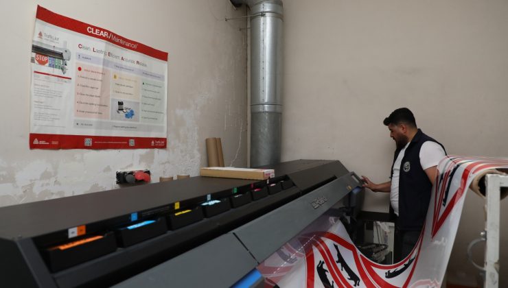 HBB, TRAFİK LEVHALARINI KENDİ ÜRETİYOR