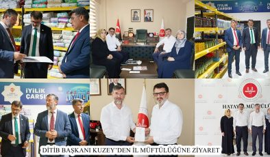 DİTİB BAŞKANI KUZEY’DEN İL MÜFTÜLÜĞÜNE ZİYARET