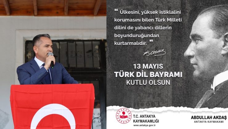 AKDAŞ: NE MUTLU TÜRKÇE’Yİ YÜCELTENLERE