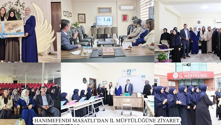 HANIMEFENDİ MASATLI’DAN İL MÜFTÜLÜĞÜNE ZİYARET