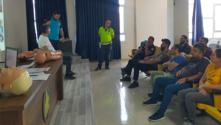 HATAY İL EMNİYET MÜDÜRLÜĞÜ PERSONELİNE İLK YARDIM EĞİTİMİ VERİLDİ