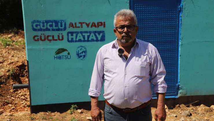 HATSU’DAN YEŞİLYAZI’YA YENİ İÇME SUYU DEPOSU