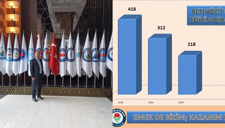 BAYRAKDAR ALTINÖZÜ TEŞKİLATINI KUTLADI